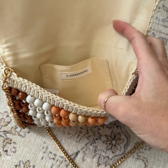 Anthropologie Beaded Crochet Bag - Picture 4 of 6